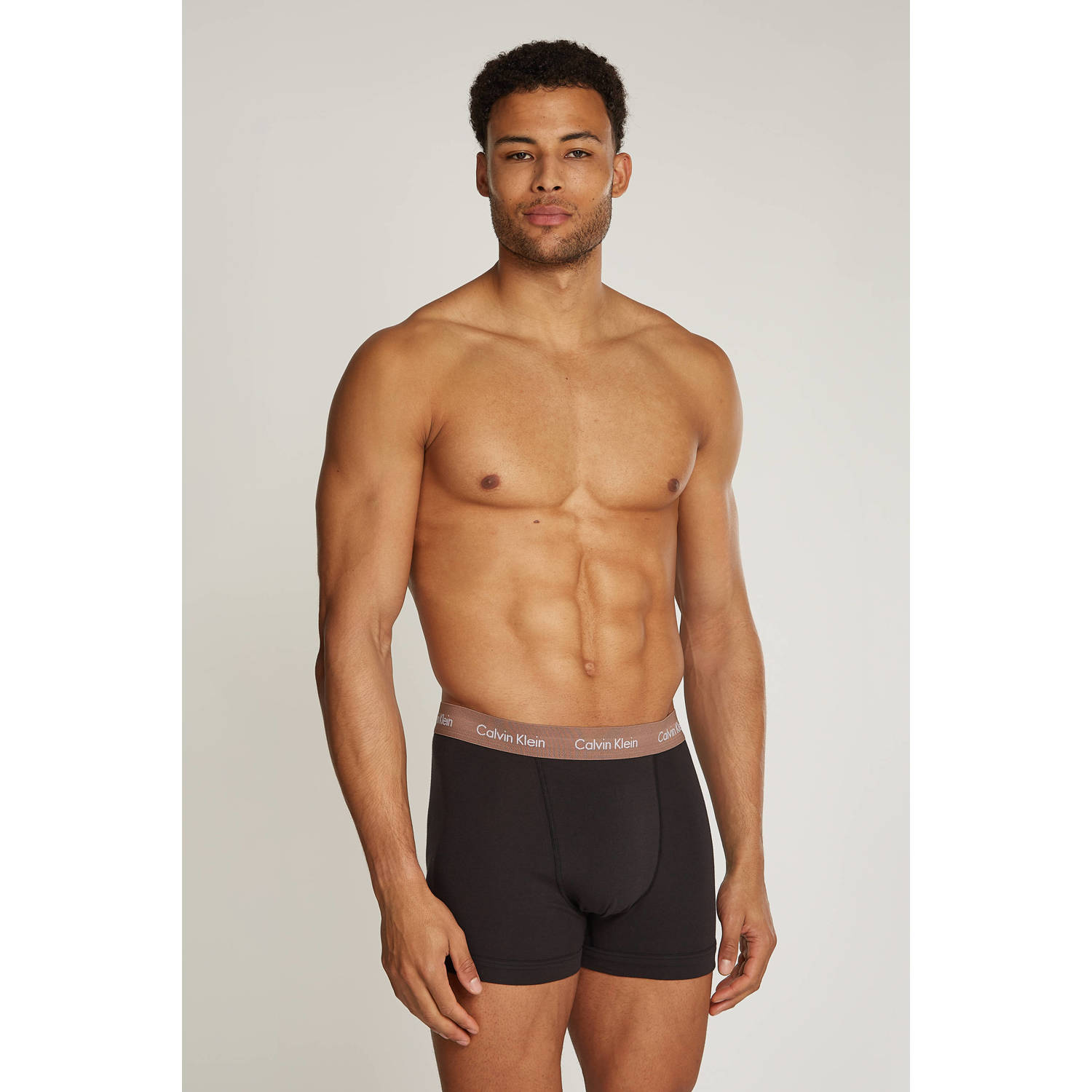 Calvin Klein Trunk 3PK met logo-elastische tailleband (3 stuks) (3 stuks)