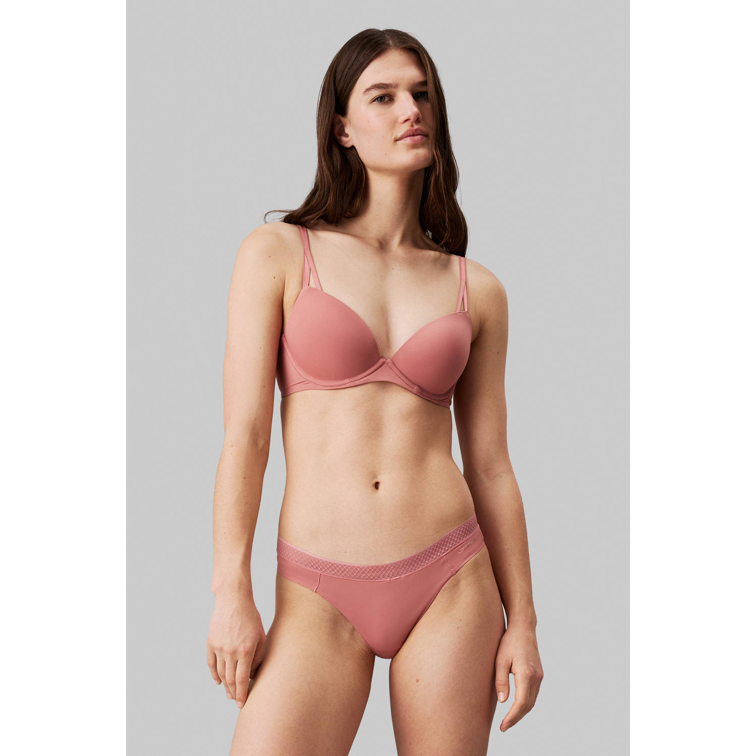 Calvin Klein Underwear Beha met cups en haakjessluiting model 'Demi'
