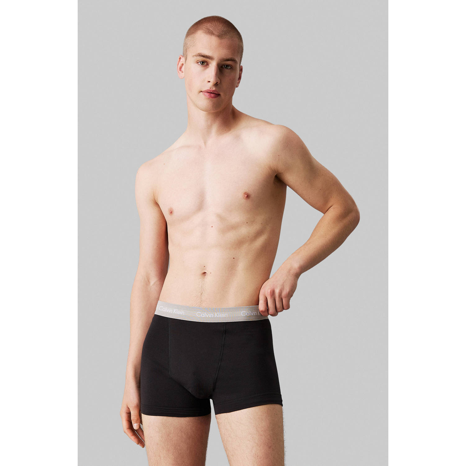 Calvin Klein Underwear Boxershort met logo in band in een set van 3 stuks