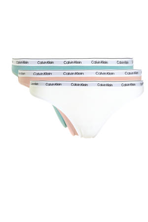 string (set van 3) turquoise/roze/wit