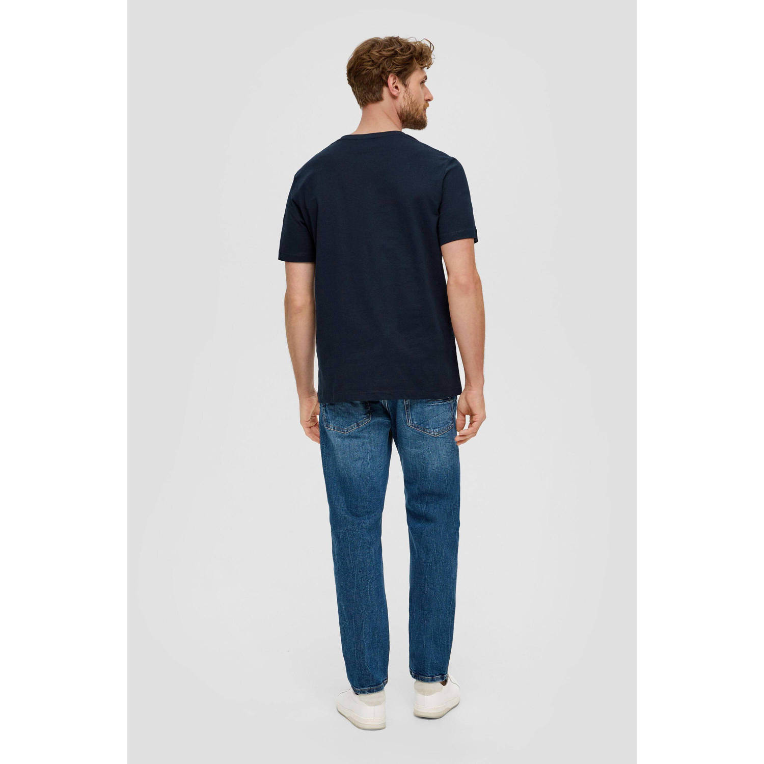 s.Oliver T-shirt donkerblauw (set van 2)
