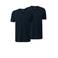 s.Oliver regular T-shirt donkerblauw - (set van 2)