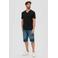 s.Oliver regular T-shirt zwart - (set van 2)