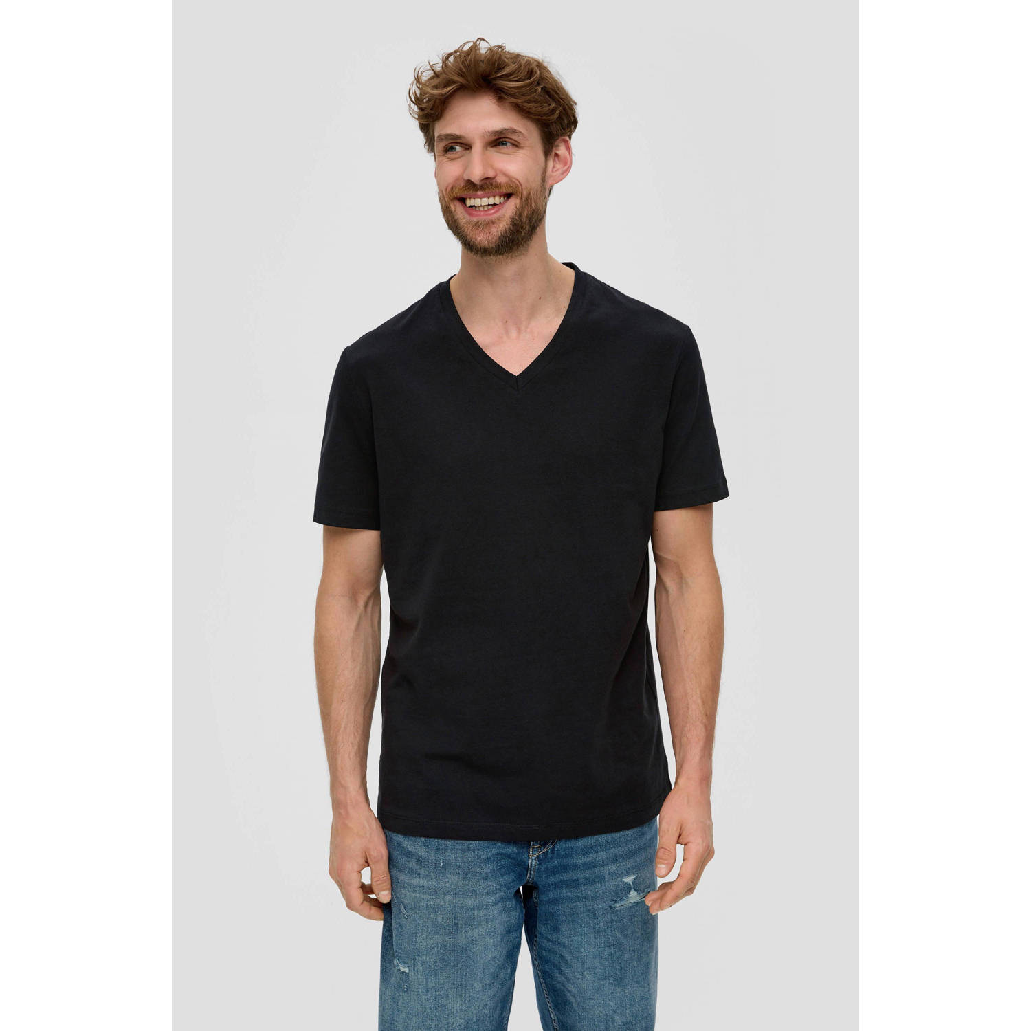S.Oliver T-shirt zwart (set van 2)
