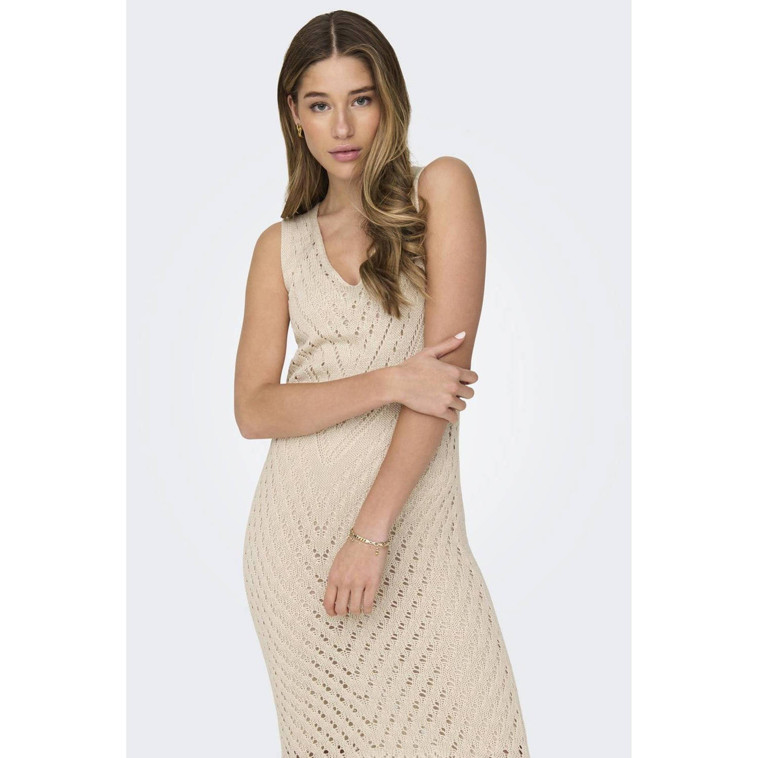 JDY jurk SUN crème