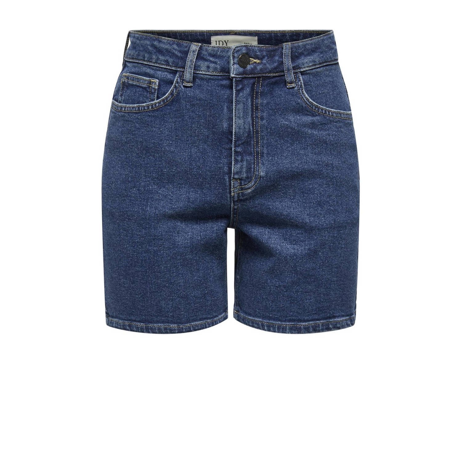 JDY regular fit short dark blue denim