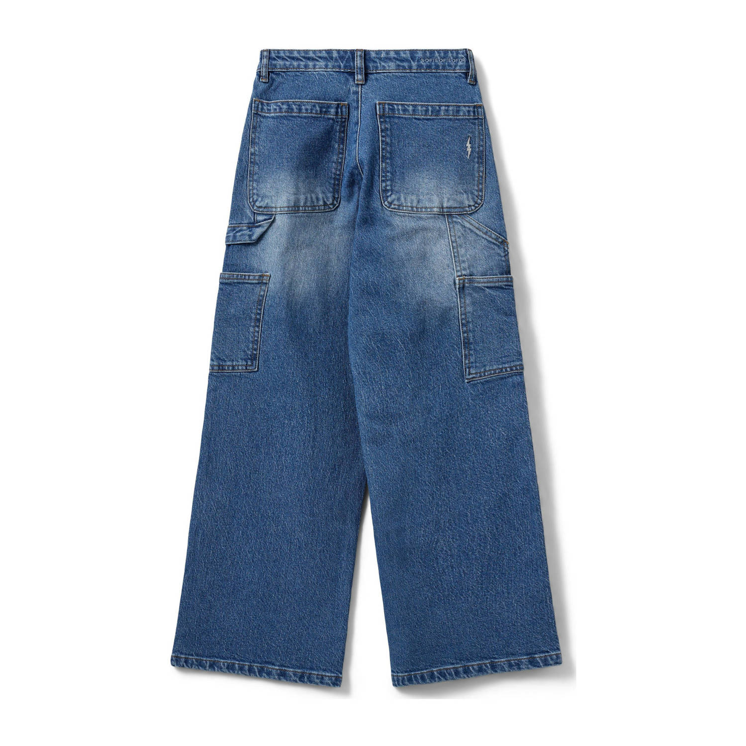 Sofie Schnoor wide leg jeans medium blue denim