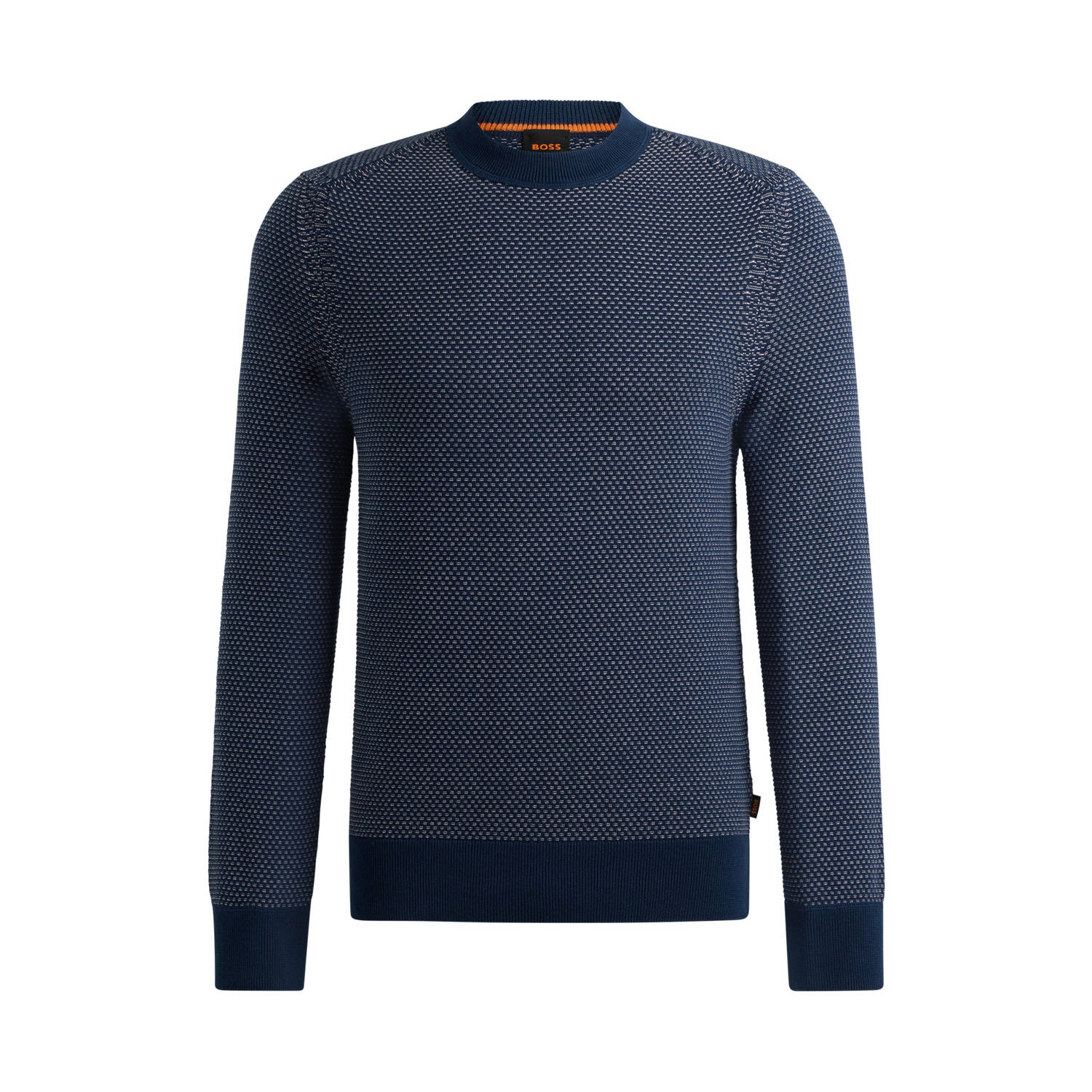 Boss Orange Gebreide pullover met structuurmotief model 'Kaponski'