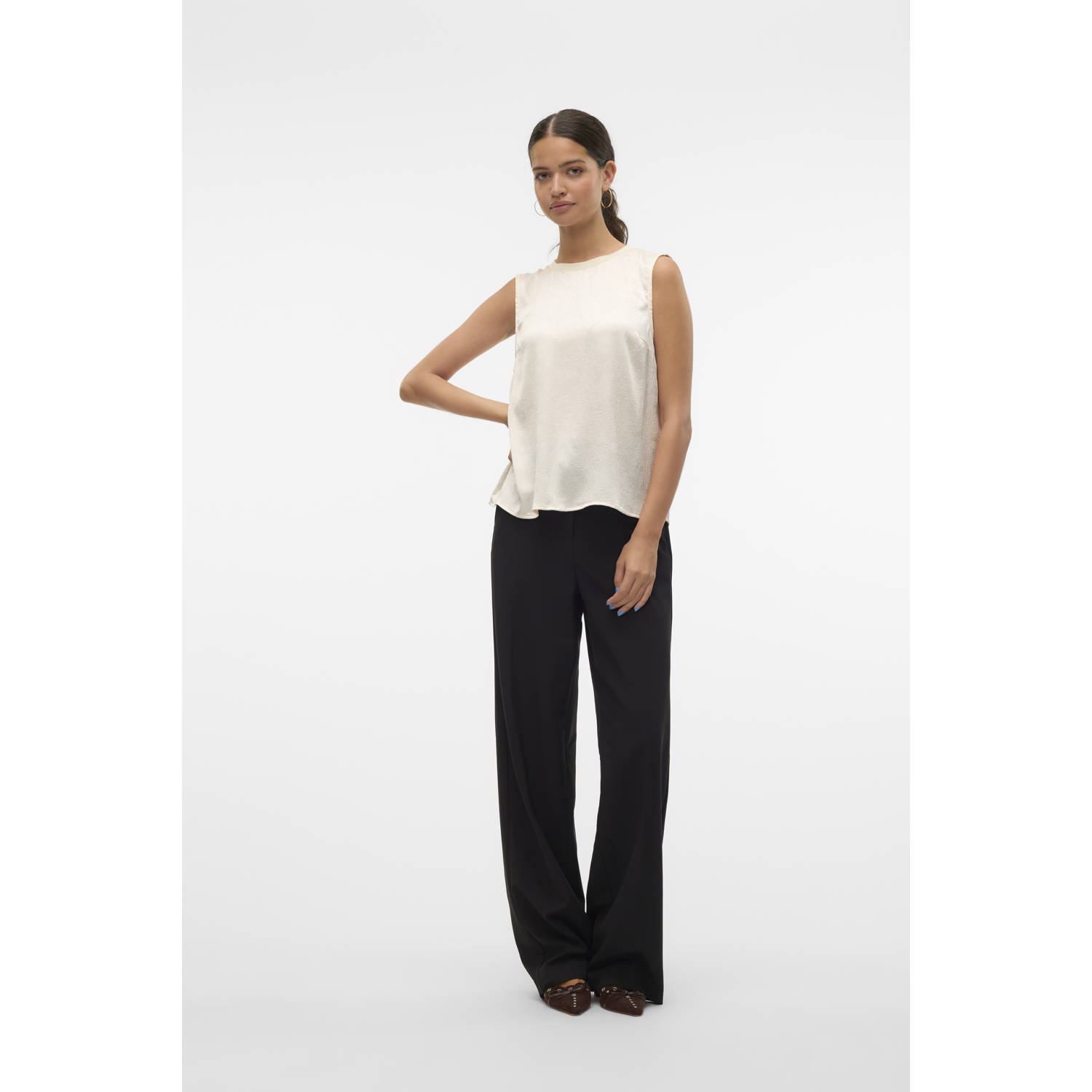 VERO MODA top VMASTI crème