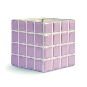 bloempot Tile lila (14x14 cm)