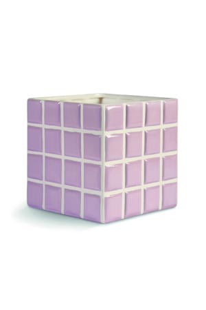 bloempot Tile lila (14x14 cm)