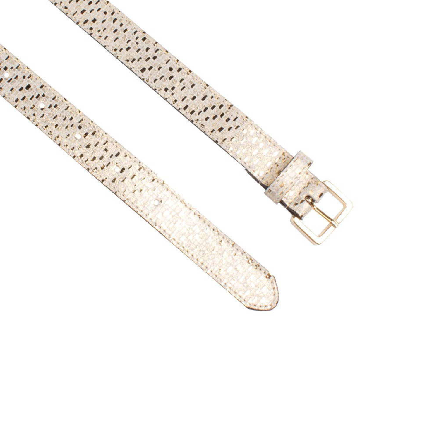 Legend Gouden Leren Riem Stijlvol Model Yellow Dames