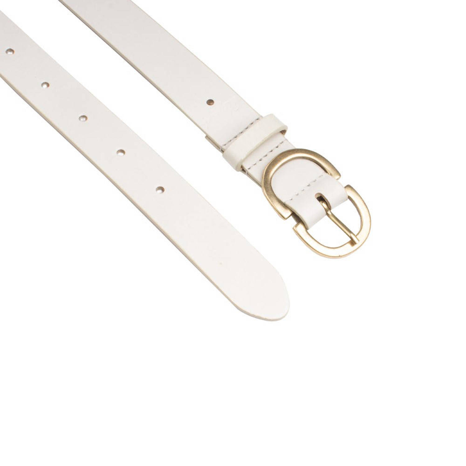 Legend leren riem wit