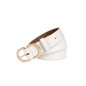leren riem wit