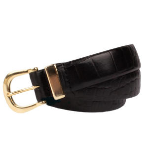 leren riem zwart