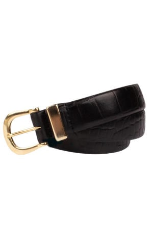 leren riem zwart
