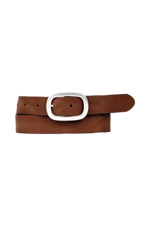 leren riem cognac