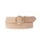 Petrol industries Plus Size leren riem beige