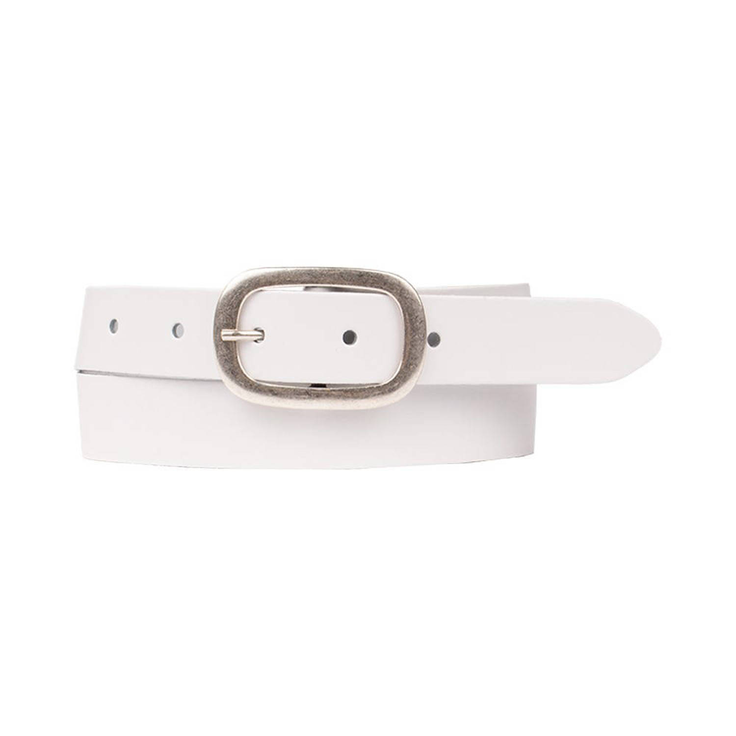 Petrol industries Plus Size leren riem wit