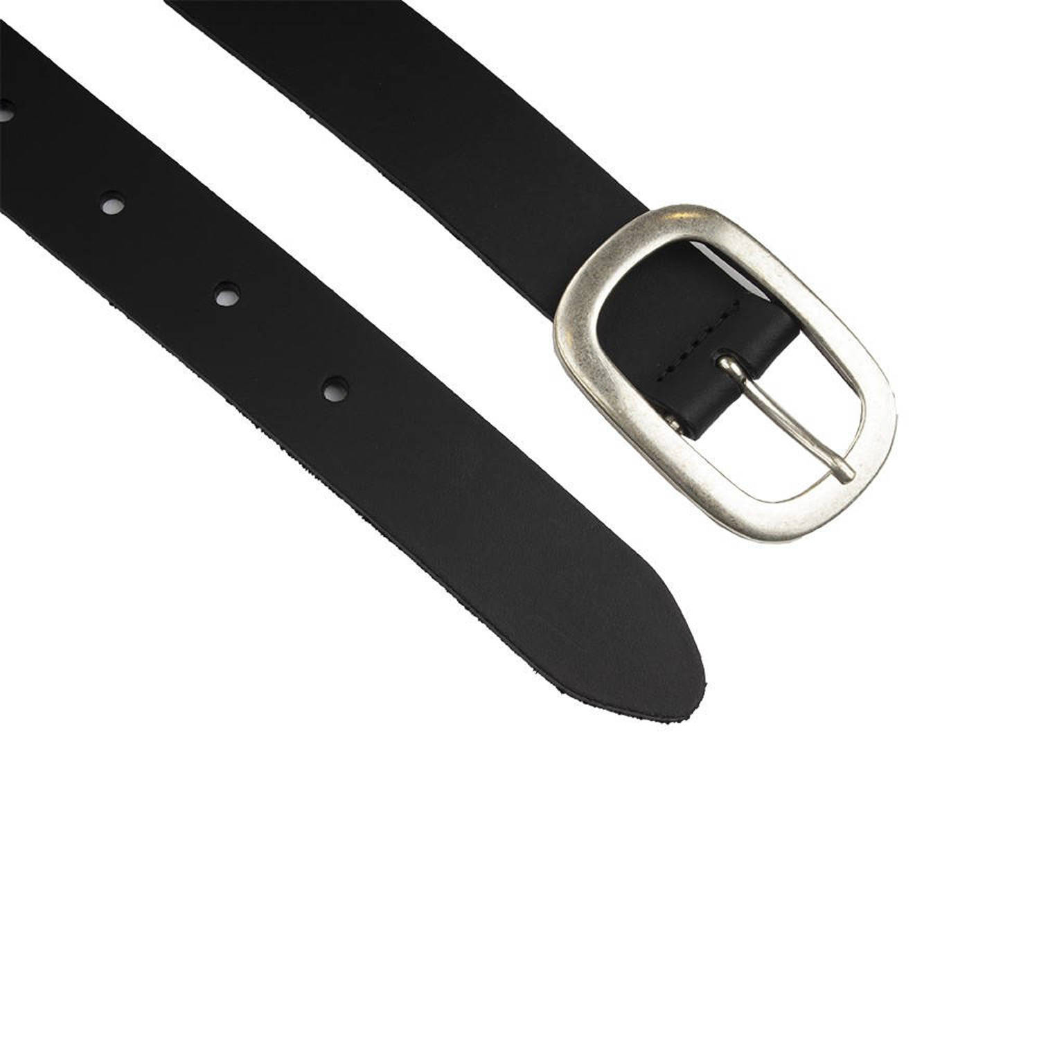 Petrol industries Plus Size leren riem zwart