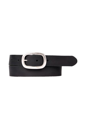 leren riem zwart