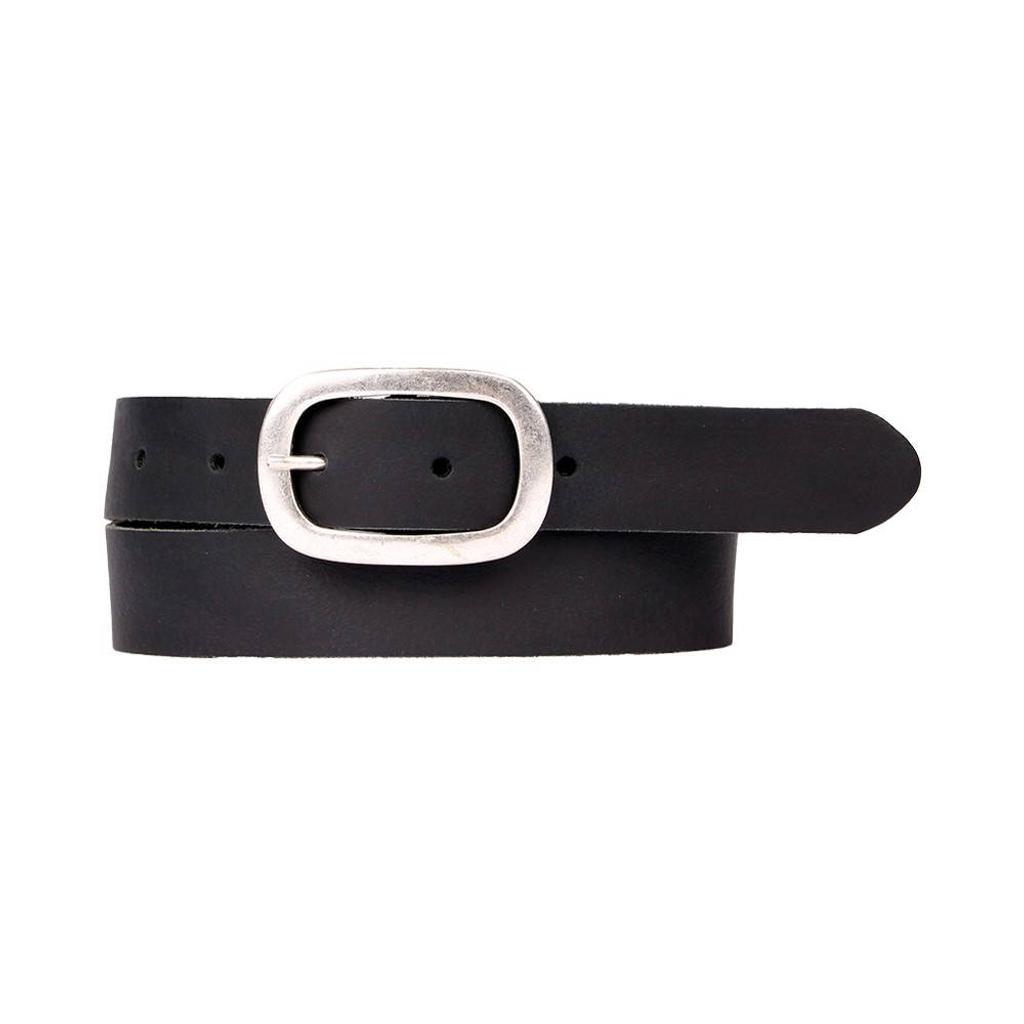 Petrol industries Plus Size leren riem zwart