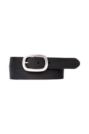 leren riem zwart