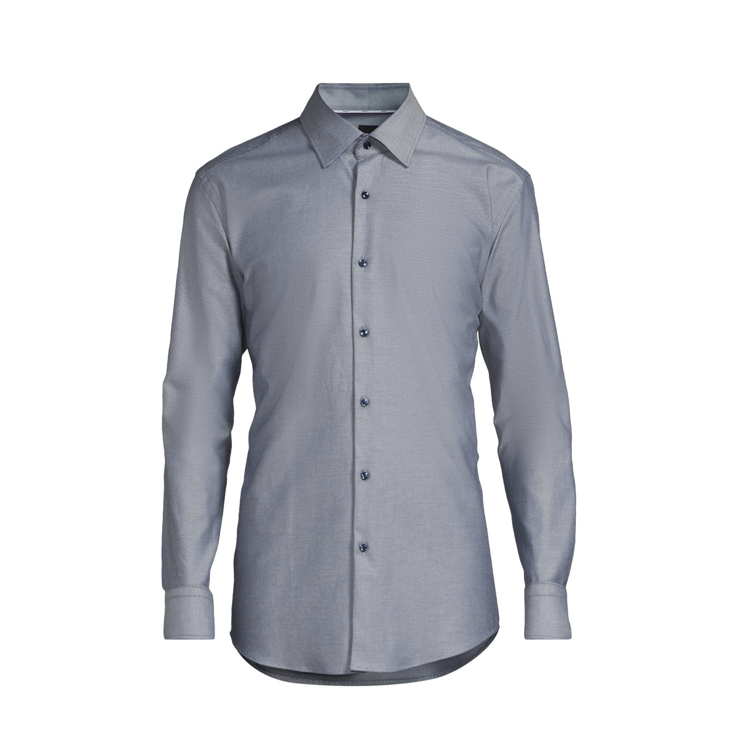 Boss Slim fit zakelijk overhemd met kentkraag model 'Hank'