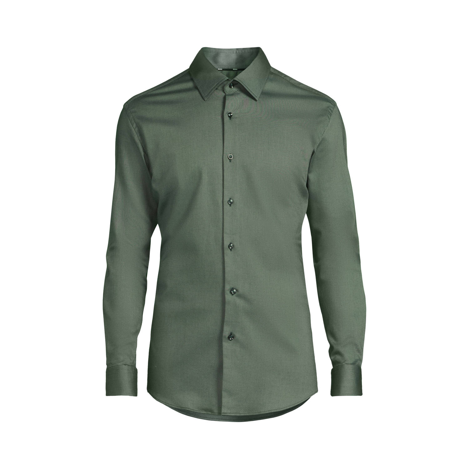 Boss Slim fit zakelijk overhemd met kentkraag model 'Hank'