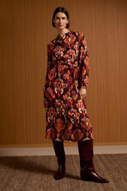 thumbnail: Geisha blousejurk met all over print multi