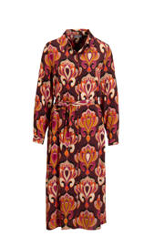 thumbnail: Geisha blousejurk met all over print multi