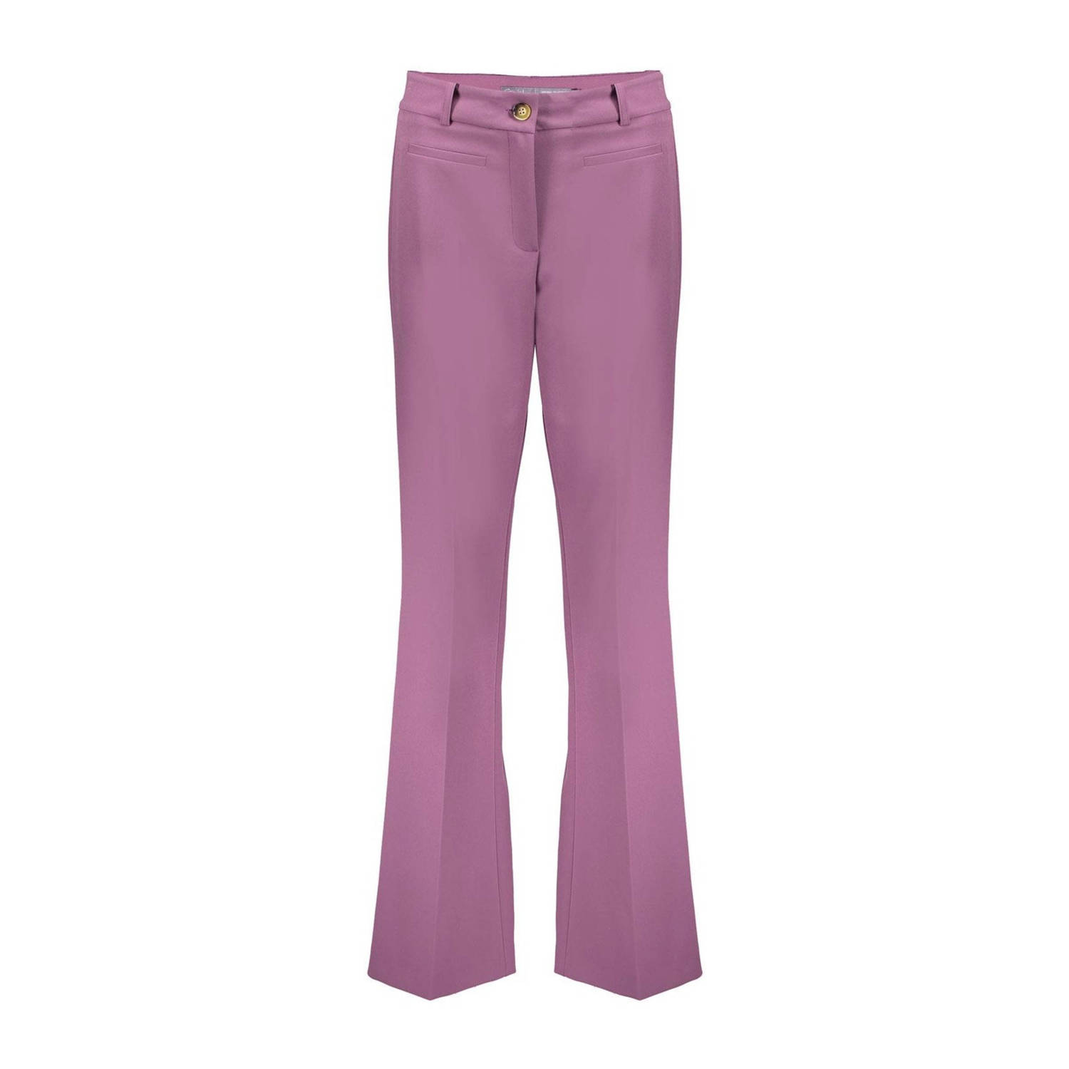 Geisha high waist wide leg pantalon violet