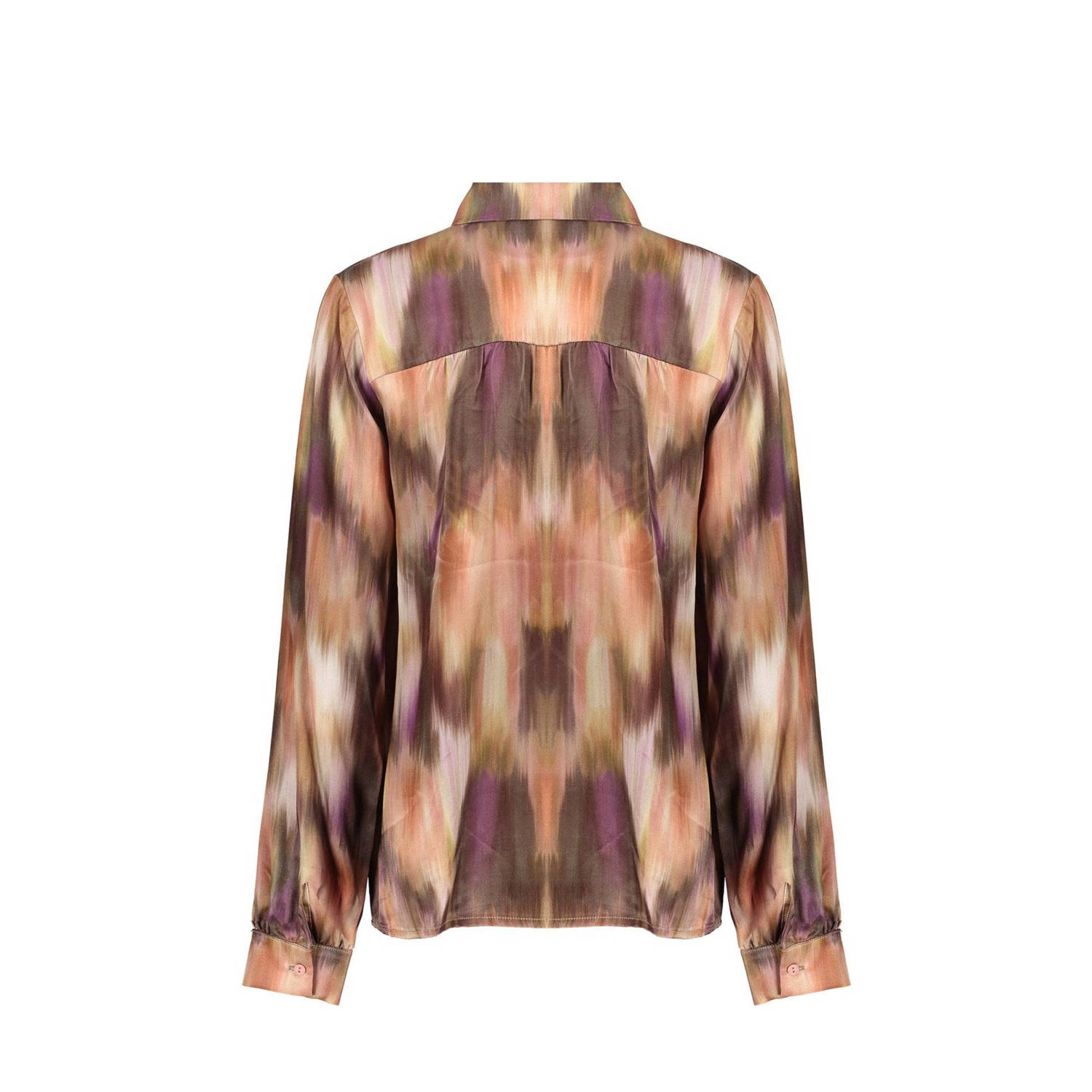 Geisha blouse met all over print multi