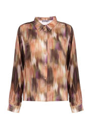 thumbnail: Geisha blouse met all over print multi
