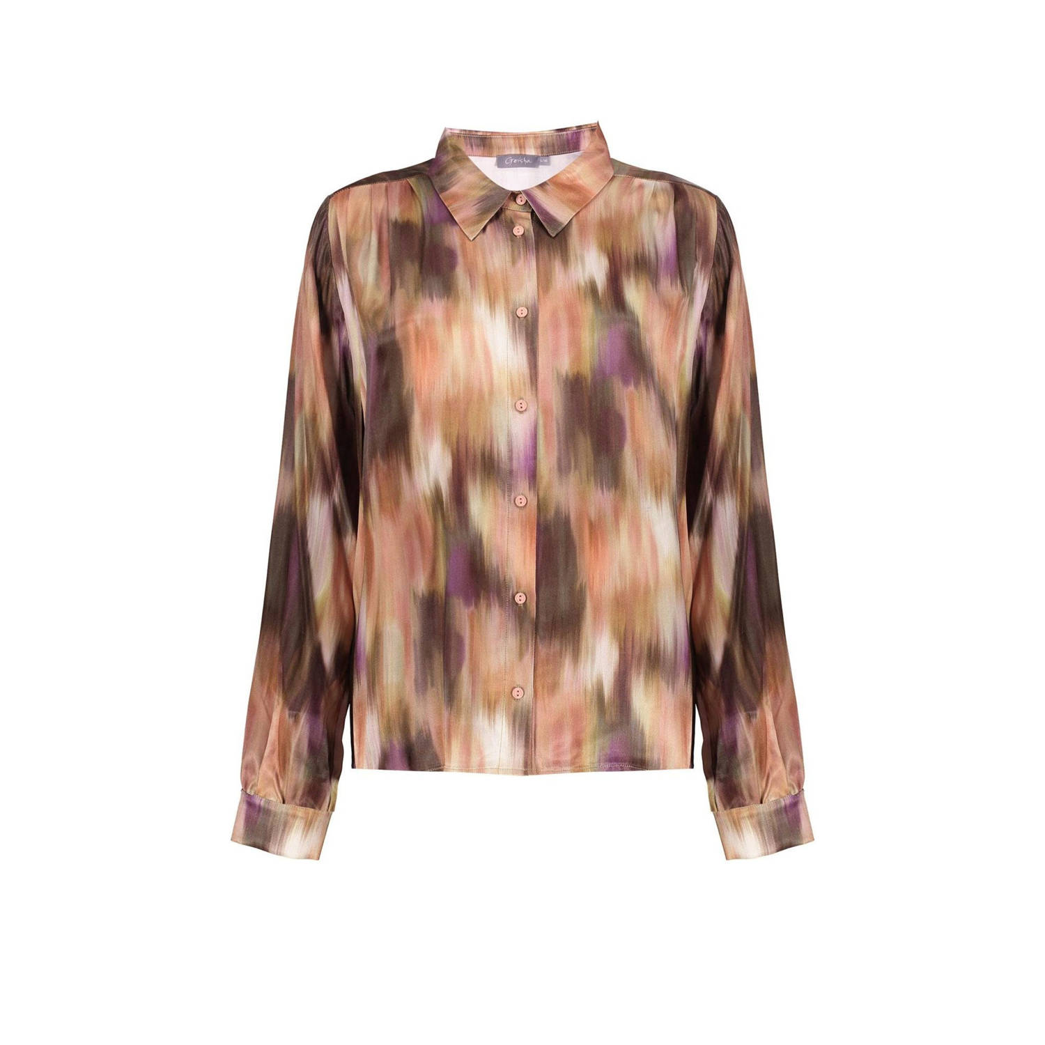 Geisha blouse met all over print multi