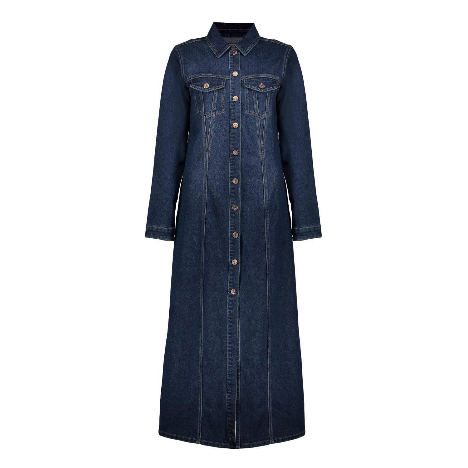 Geisha spijkerjurk dark blue denim