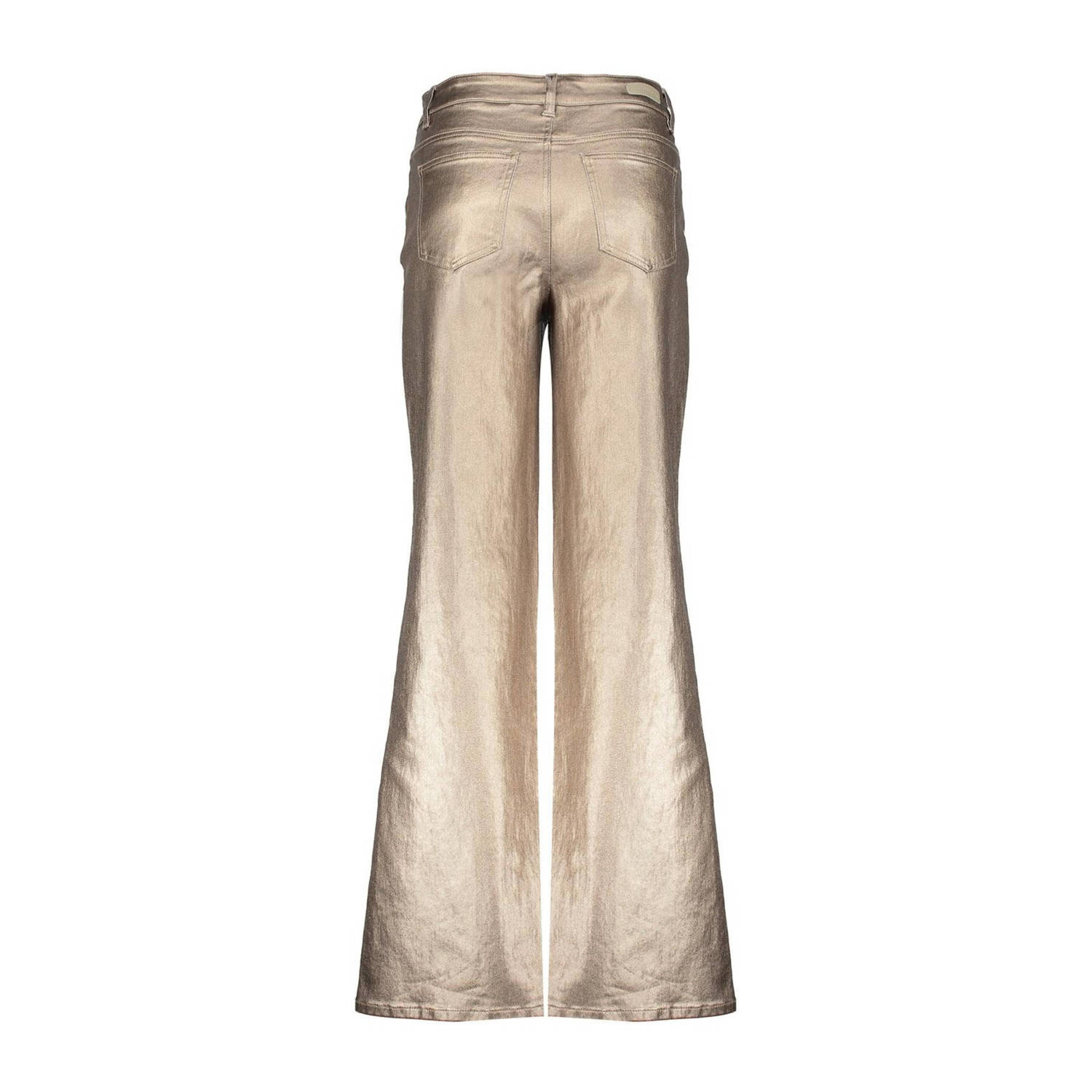 Geisha wide leg jeans goud