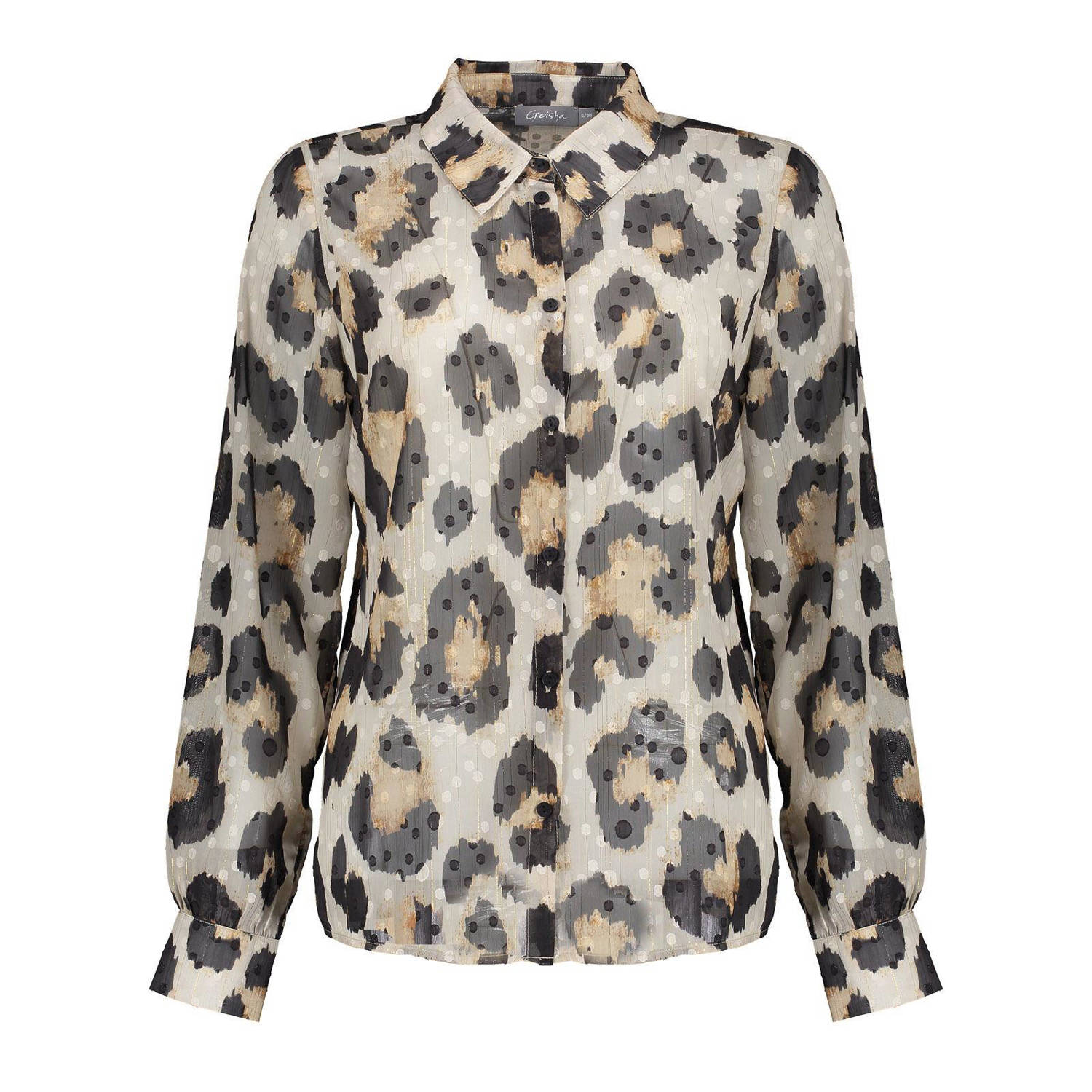 Geisha Elegante Blouse met Lange Mouwen Multicolor Dames