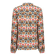 thumbnail: Geisha blouse met all over print multi