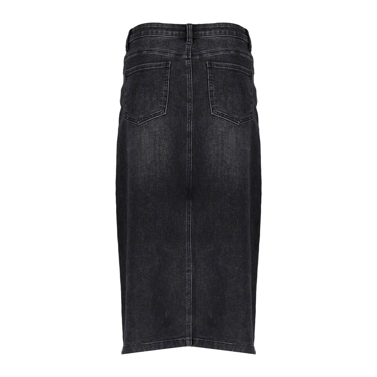 Geisha denim spijkerrok antraciet