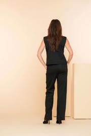 thumbnail: Geisha straight fit pantalon met krijtstreep