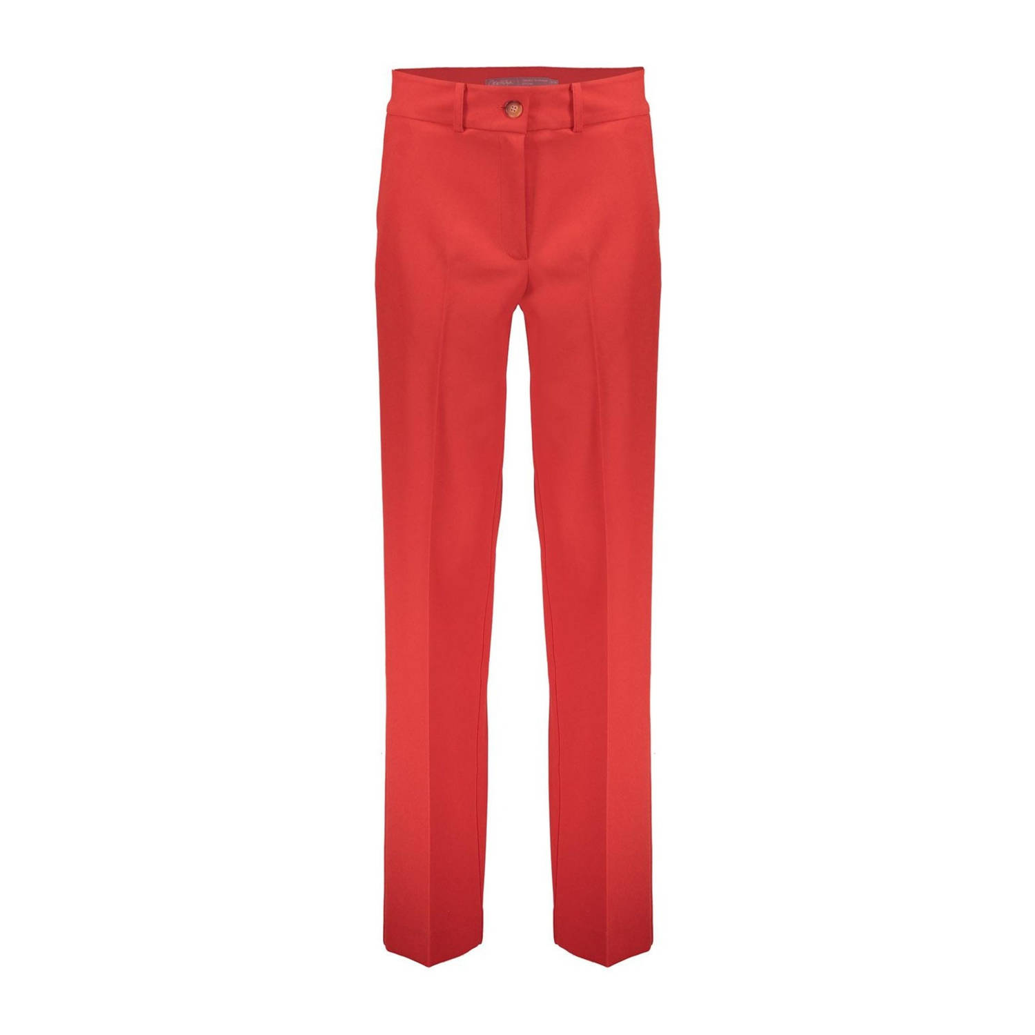 Geisha straight fit pantalon rood