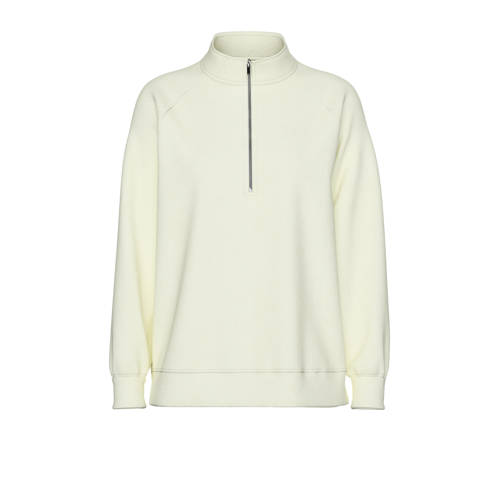 PIECES sweater PCCHILLI met rits zachtgeel afbeelding