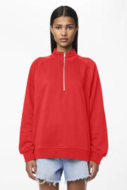thumbnail: PIECES sweater PCCHILLI met rits rood