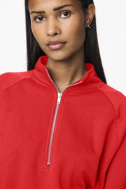 thumbnail: PIECES sweater PCCHILLI met rits rood