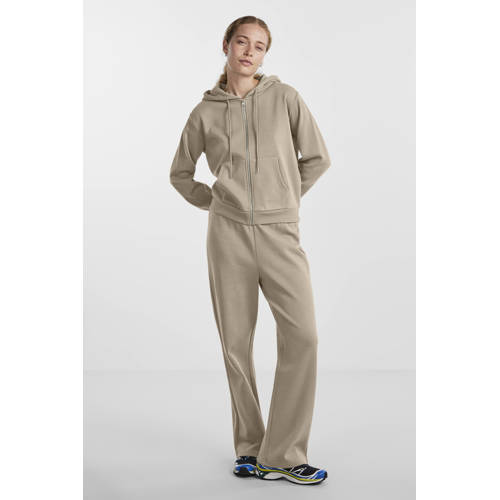 PIECES sweatvest PCCHILLI zachtgeel afbeelding