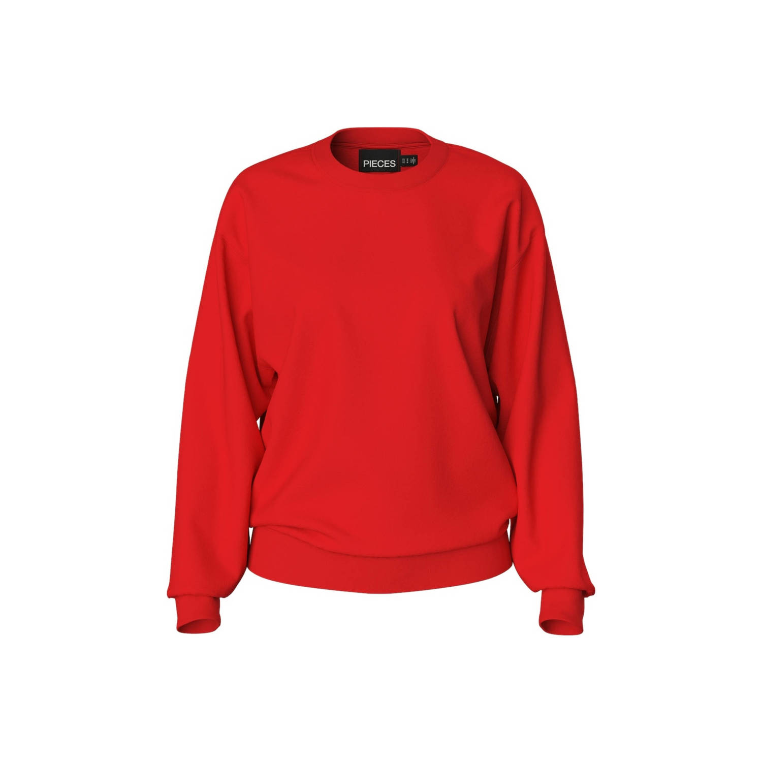 PIECES sweater PCCHILLI rood