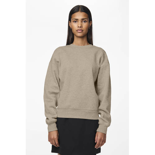 PIECES sweater PCCHILLI zachtgeel afbeelding