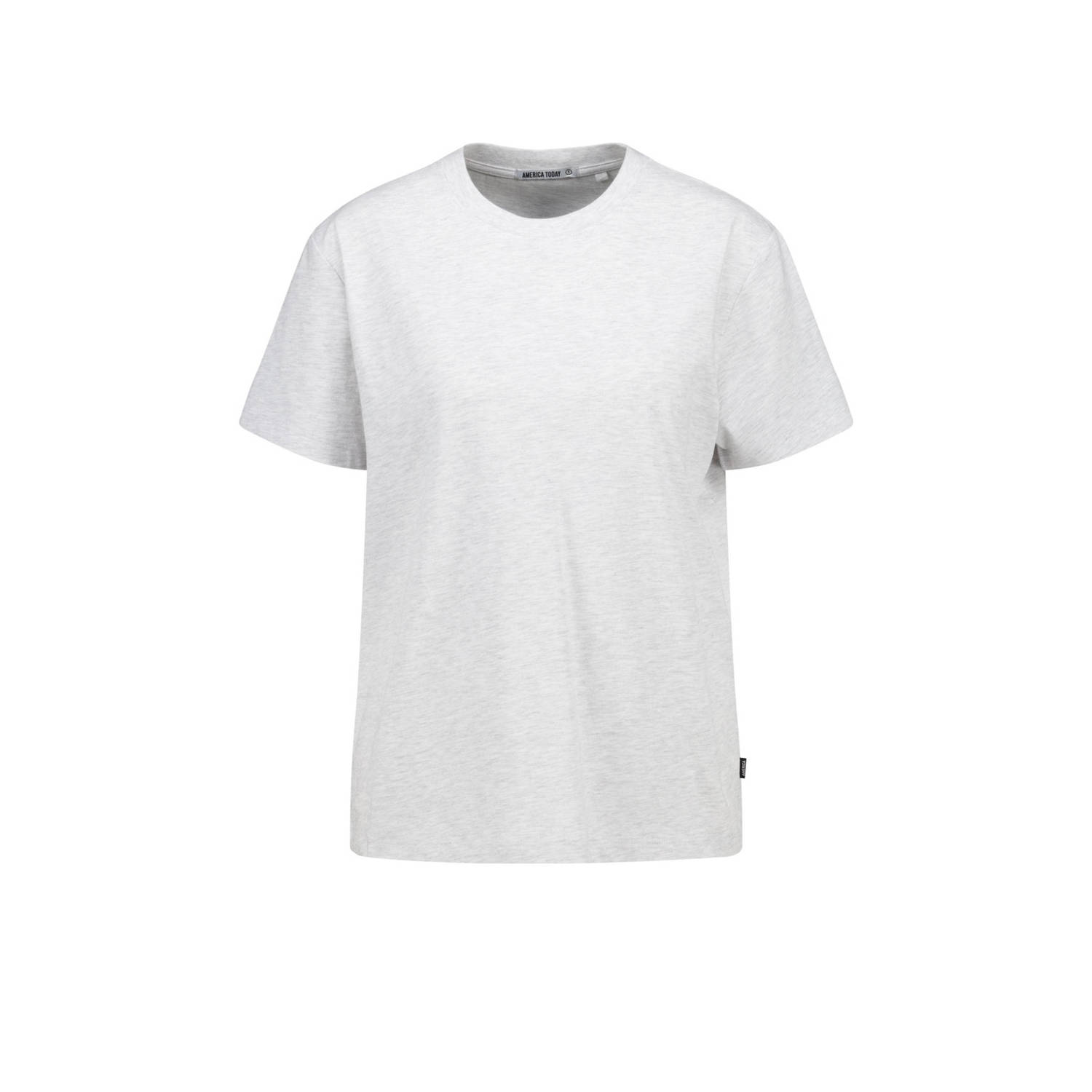 America Today jersey T-shirt lichtgrijs