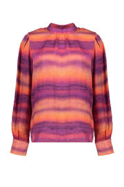 thumbnail: Geisha blousetop paars/oranje